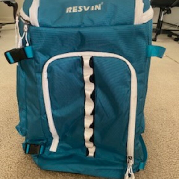 Resvin Ski Boot Bag, Large Ski Boot Bag Aqua Blue - Picture 1 of 9